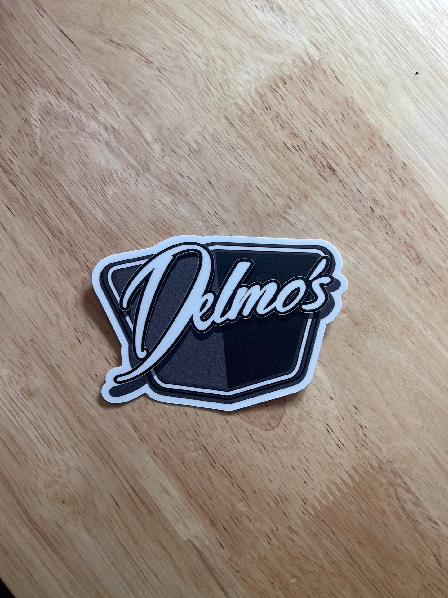 Delmo's Badge Sticker