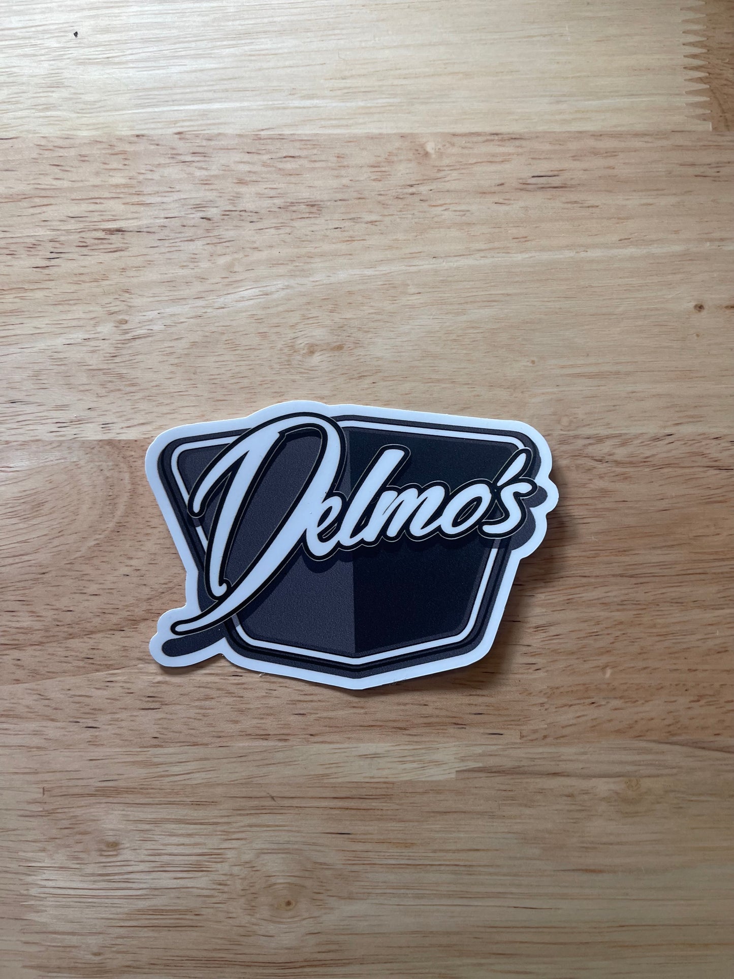 Delmo's Badge Sticker