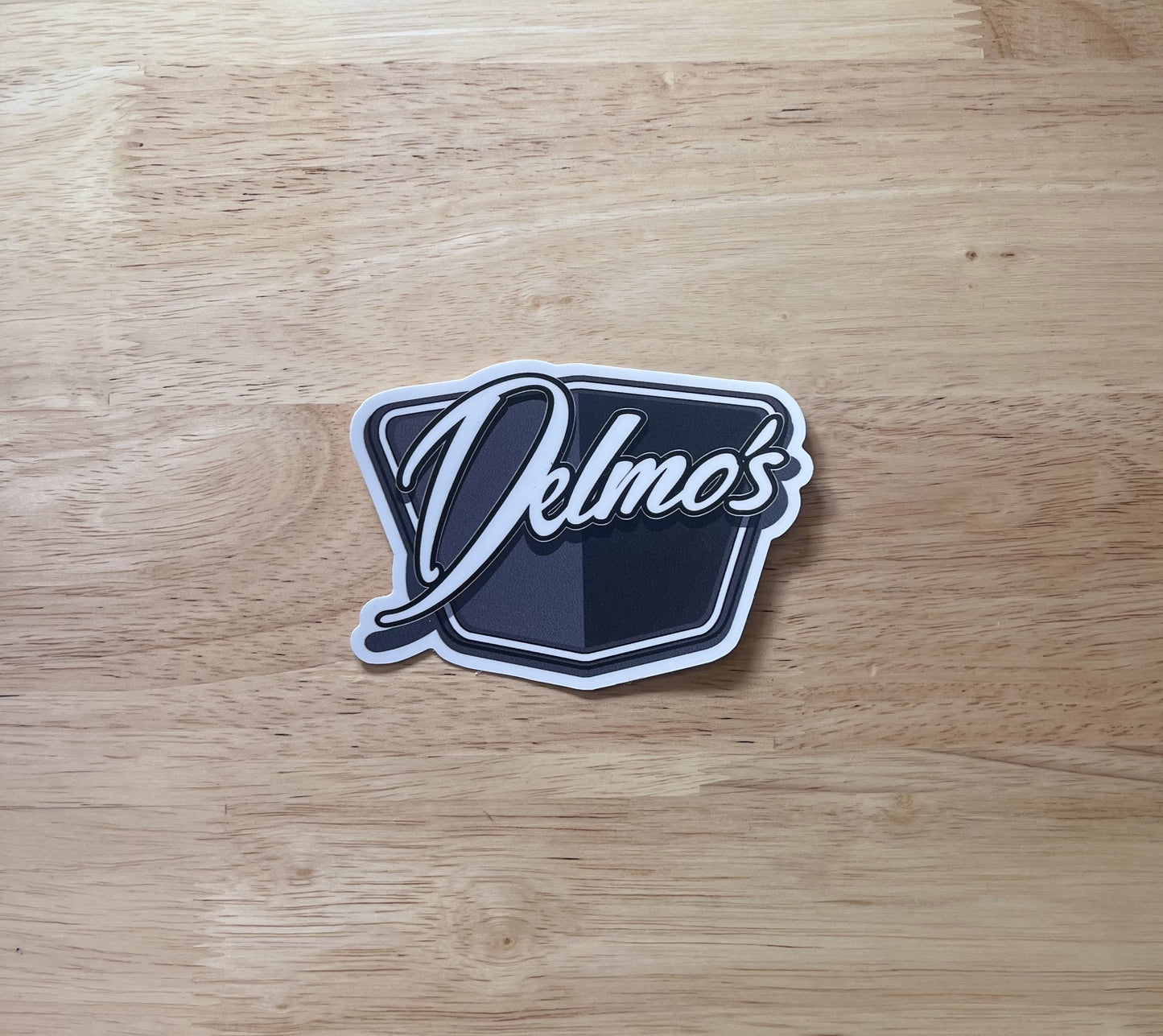 Delmo's Badge Sticker