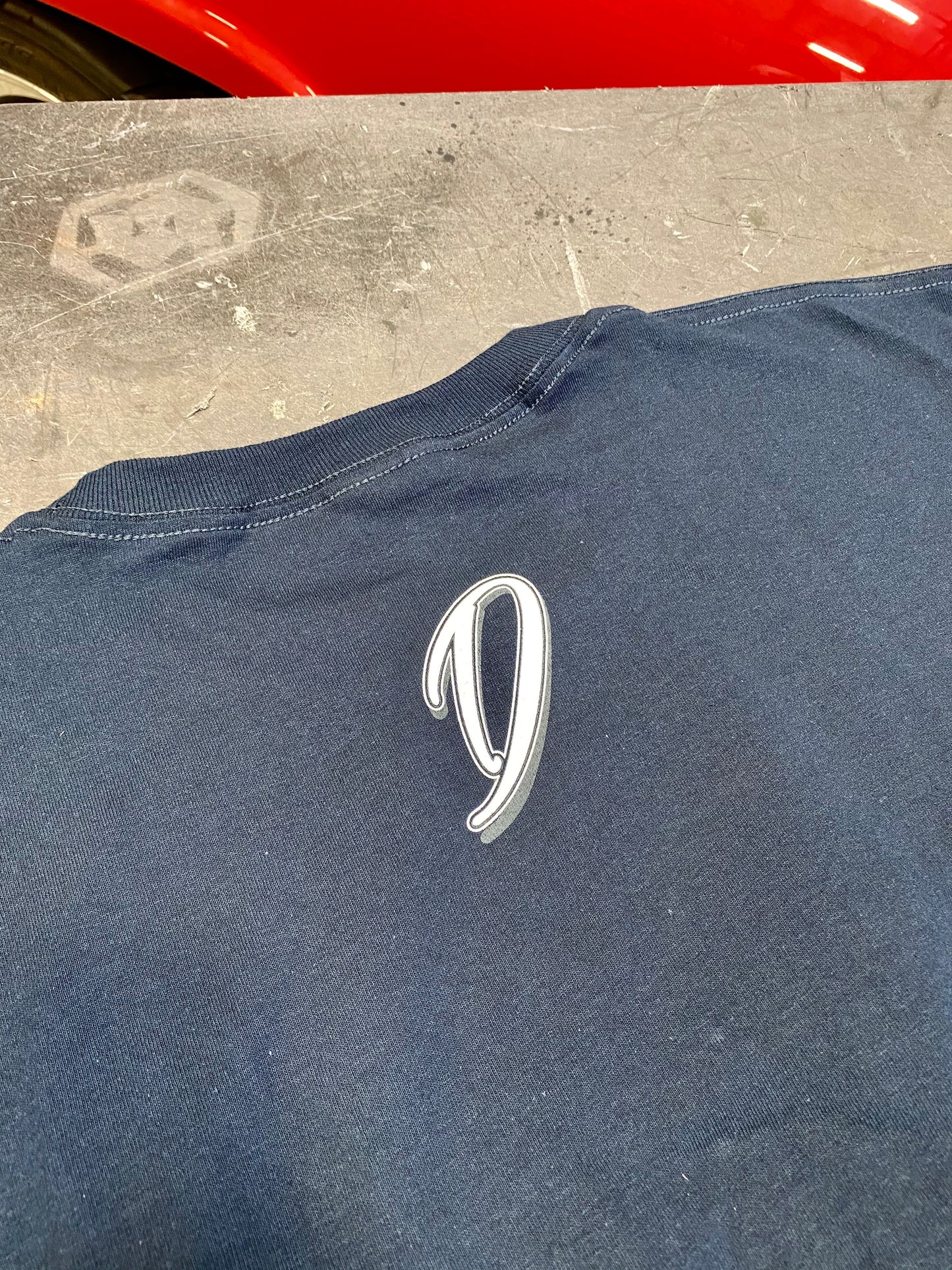 Delmo's Script Tee Navy Blue SALE!!!