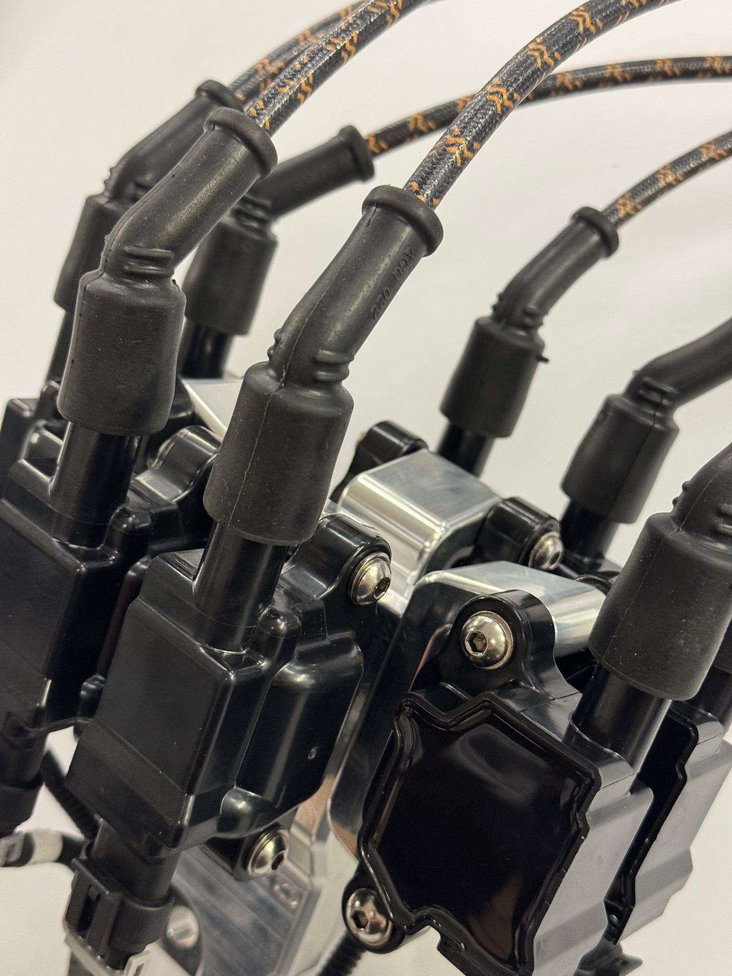 Delmo's Complete Coil Relocation Kit with Vintage Plug Wires