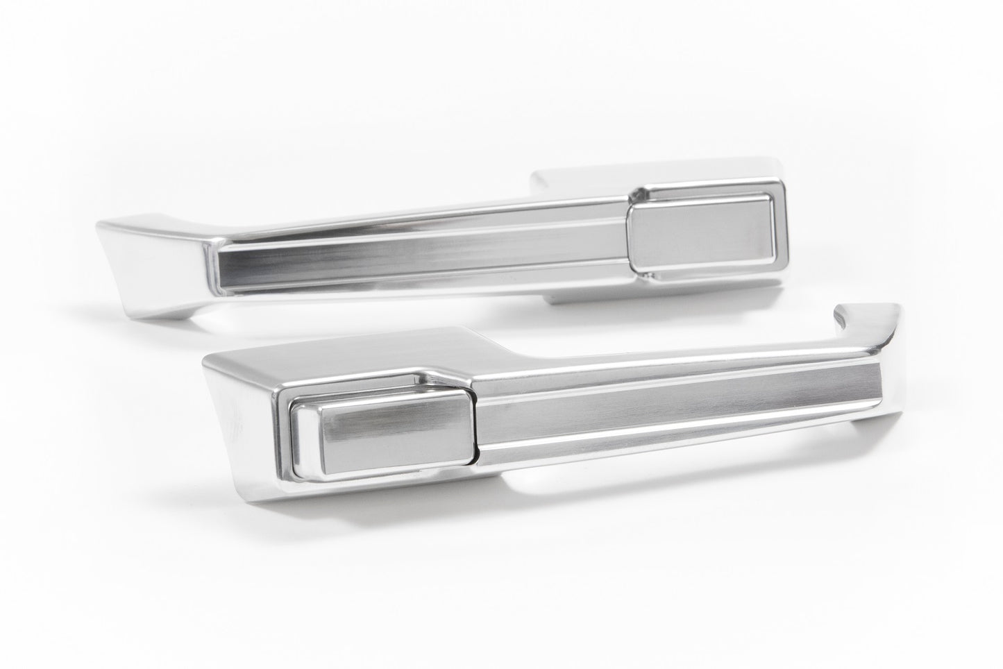 GM C-10 67-72 Aluminum Door Handles; Silver Anodize (pair)