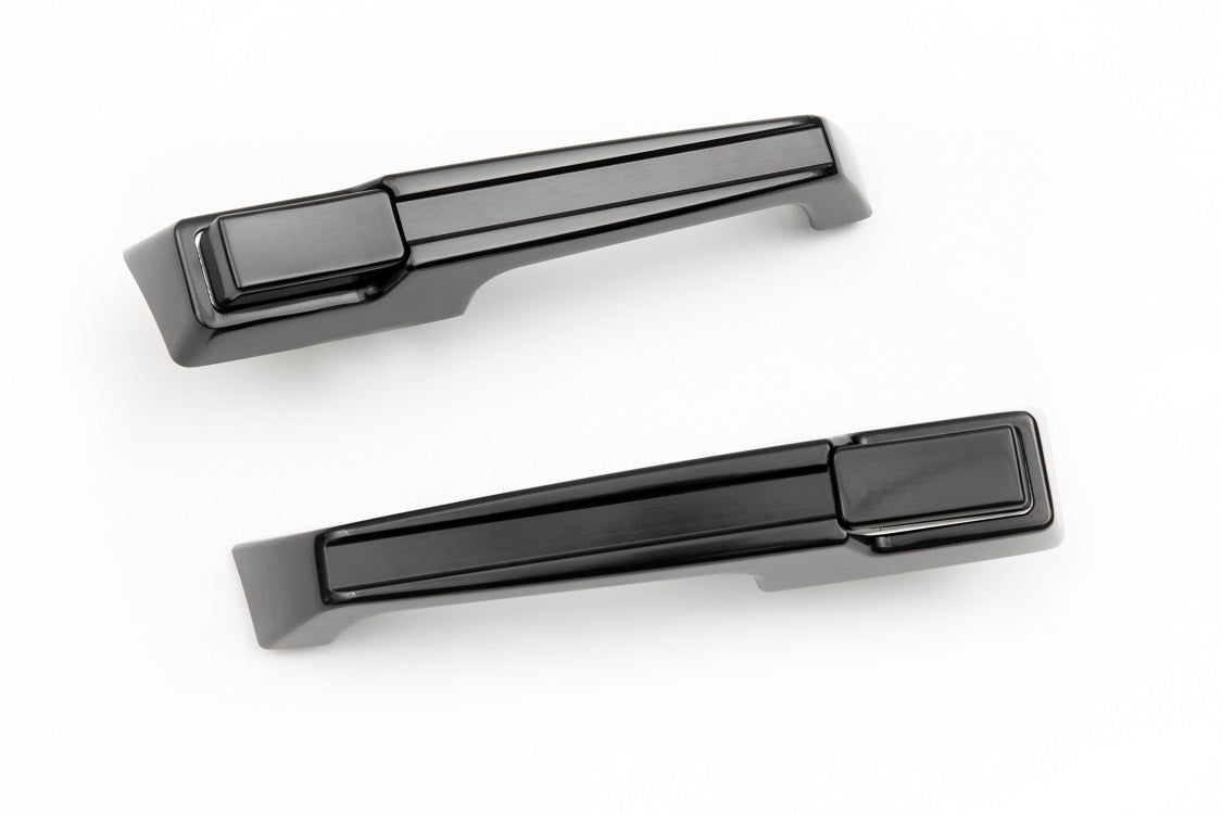 GM C-10 67-72 Aluminum Door Handles; Black Anodize (pair)