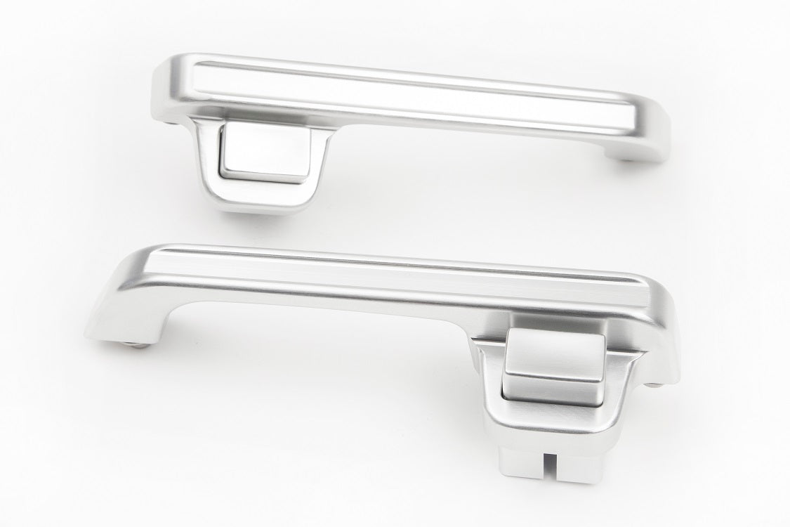 GM C-10 73-87 Aluminum Door Handles; Silver Anodized (pair)