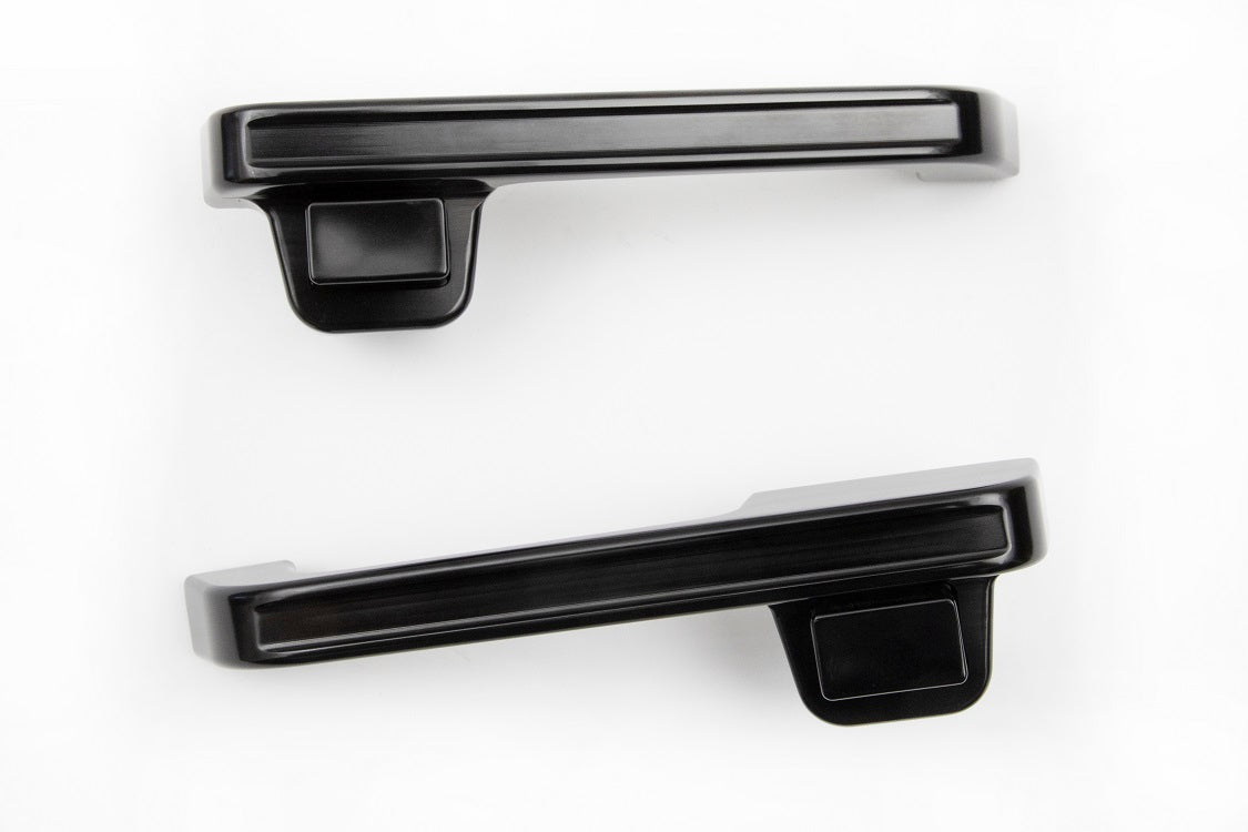 GM C-10 73-87 Aluminum Door Handles; Black Anodized (pair)