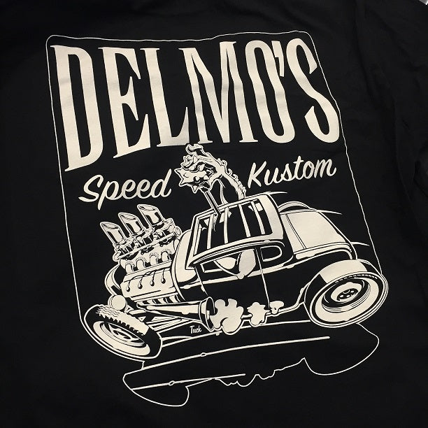 Delmo's Hotrod Tee Black