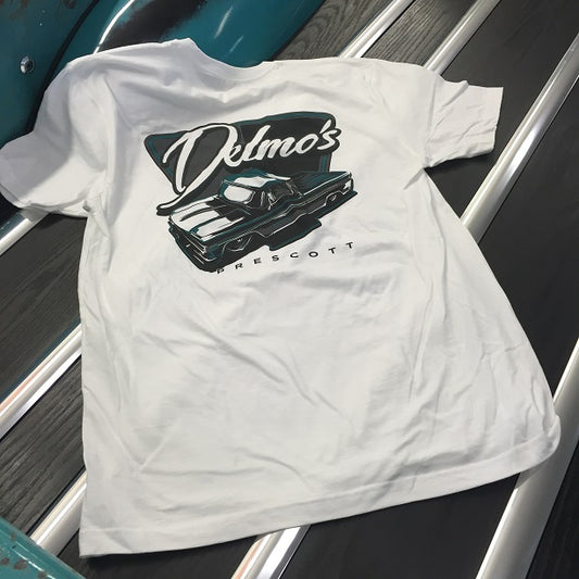 Delmo's Prescott Tee White