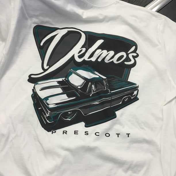 Delmo's Prescott Tee White