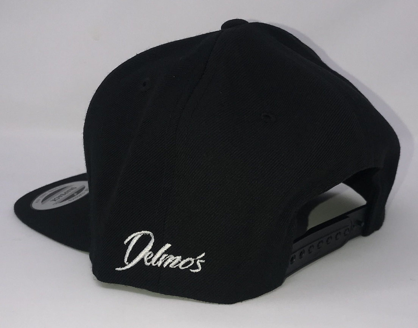 Delmo's "D" Logo Flat Bill Snapback