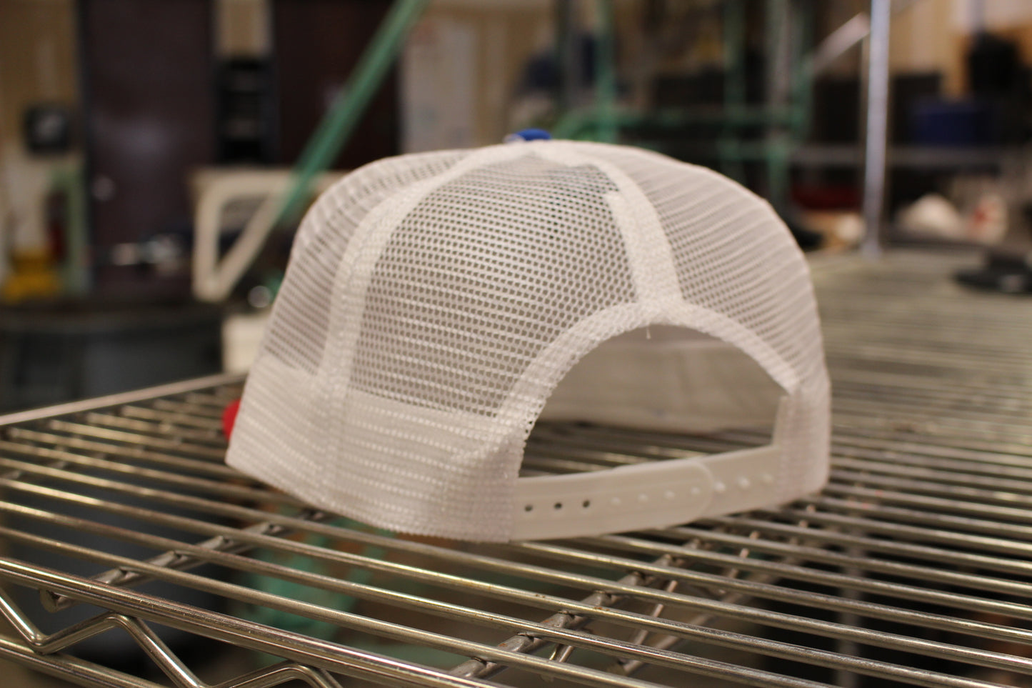 Delmo's Arizona Logo Flat Bill Mesh Snapback Red/White/Blue