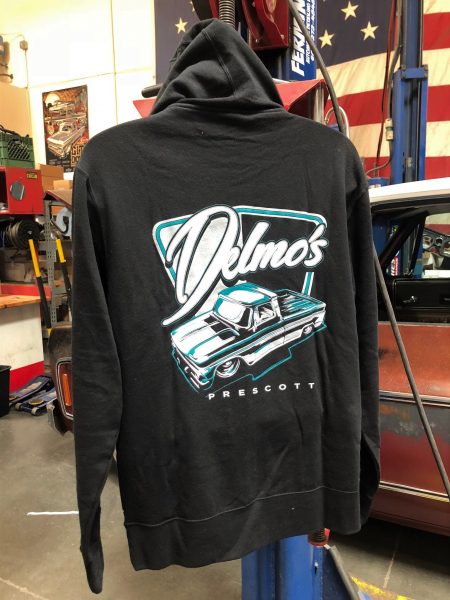 SALE!!! DELMO'S PRESCOTT ZIP UP HOODIE BLACK