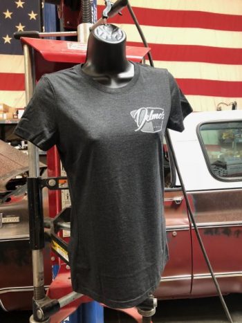 DELMO’S WOMENS GRAY PRESCOTT T-SHIRT
