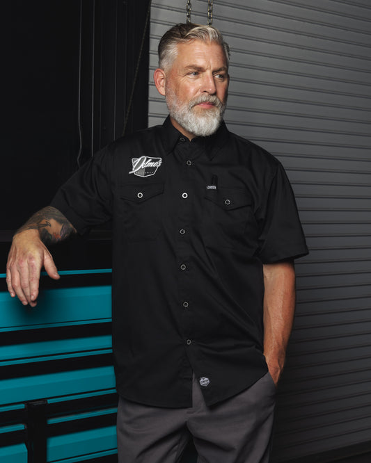 Delmo’s Dixxon flannel short sleeve work tee