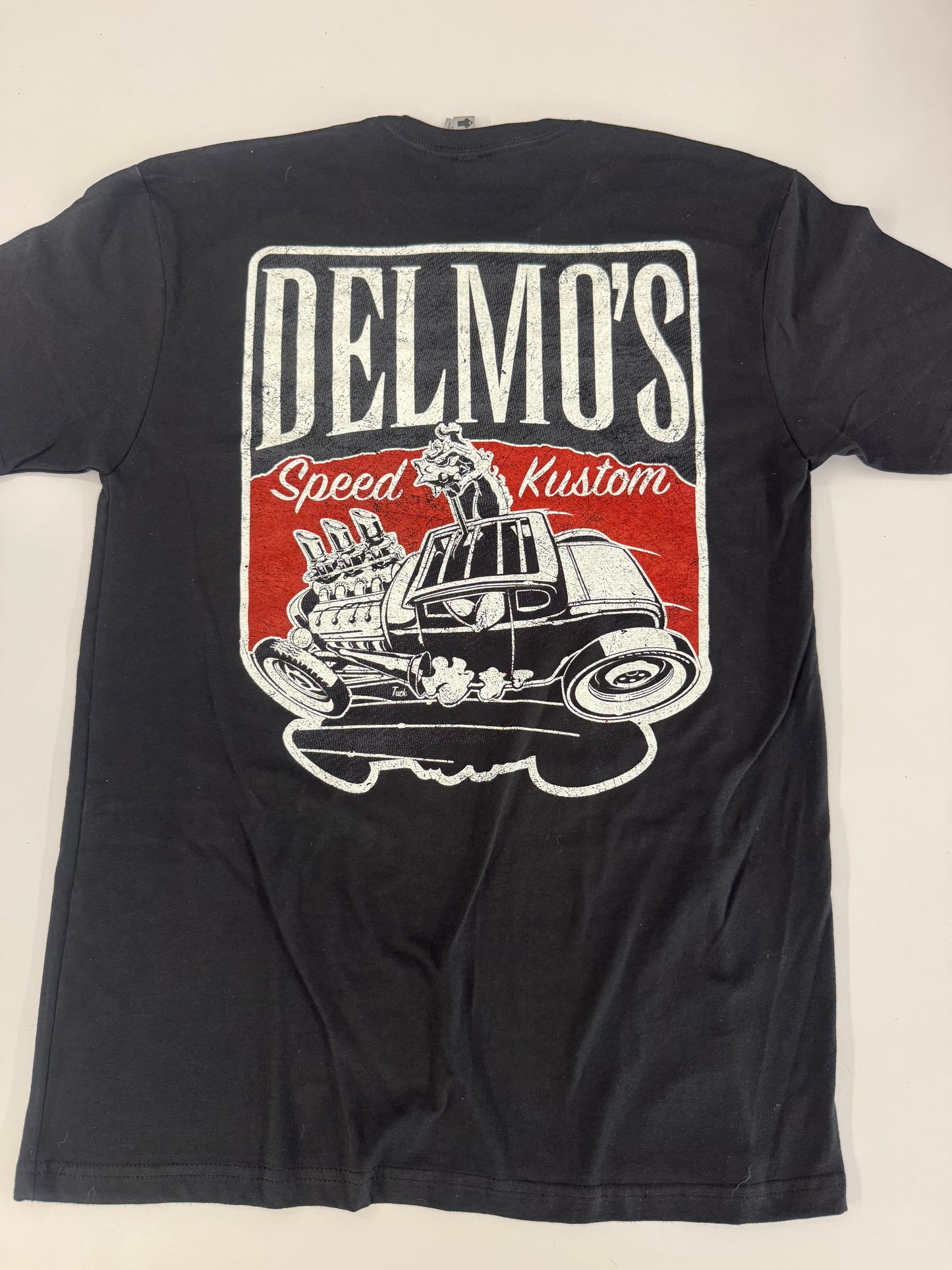Delmo’s Hotrod Tee Red