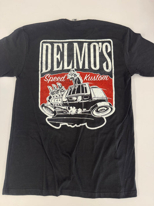 Delmo’s Hotrod Tee Red