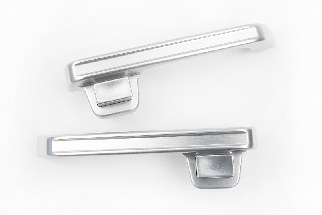 GM C-10 73-87 Aluminum Door Handles; Silver Anodized (pair)