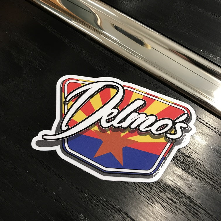 Delmo's 4" Arizona Sticker